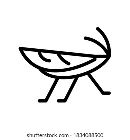 grasshopper icon or logo isolated sign symbol vector illustration - high quality black style vector icons
