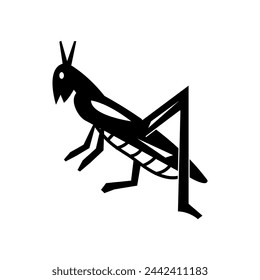 grasshopper icon vector flat trendy style illustration on white background..eps