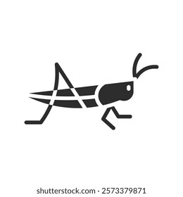 Grasshopper icon web design in vector