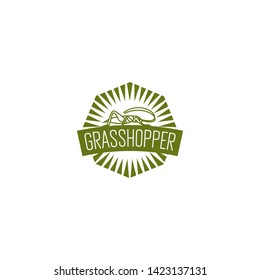 Grasshopper Logo Design; Vector; Agriculture; Medical; CBD; Hemp; Ecology
