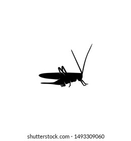 Grasshopper Logo Design Vector Illustration. Grasshopper Design Template