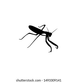 Grasshopper Logo Design Vector Illustration. Grasshopper Design Template