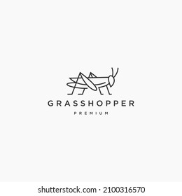 Grasshopper Logo Icon Design Template