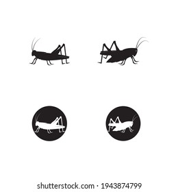 Grasshopper Logo Template vector icon illustration design