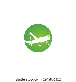 Grasshopper Logo Template vector icon illustration design