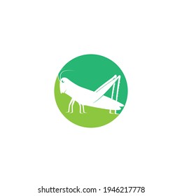 Grasshopper Logo Template vector icon illustration design