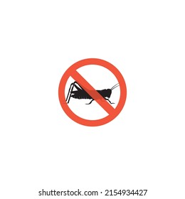 Grasshopper Logo Template vector icon illustration design