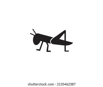 Grasshopper ilustración vectorial de icono simple