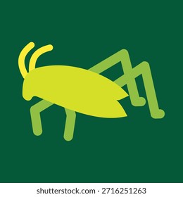 Grasshopper smart trendy colorful vector stunning design useful Illustration colorful background.eps