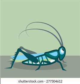 Grasshopper vector