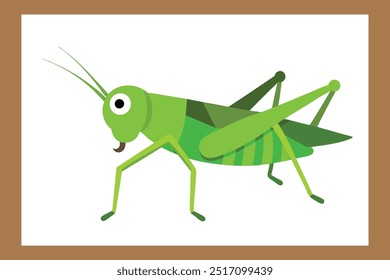 Uma ilustração de arte vetorial do Grasshopper