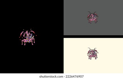 grasshopper vector illustration mascot design