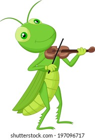  Grasshopper with a Violin