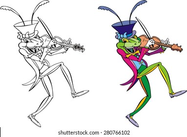 grasshoppers  cartoon