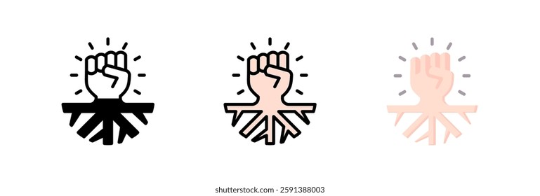 Grassroots Icon Element For Design