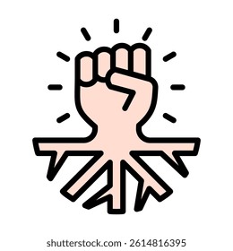 Grassroots Icon Element For Design