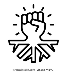 Grassroots Icon Element For Design