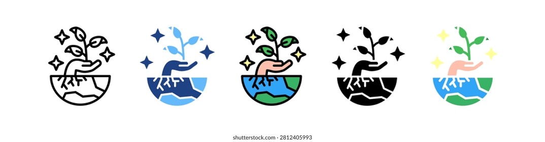 Grassroots Movement Icon multiple Vector Illustration