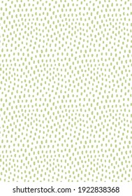 Grassy meadow simple abstract texture seamless pattern, green on white background. Hand drawn vector illustration. Scandinavian style design. Concept kids textile, fashion print, wallpaper, package.