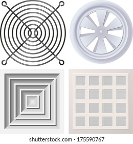 Grate fan