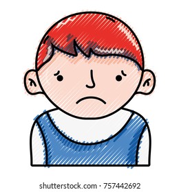 grated avatar boy with t-shirt and hairstyle design