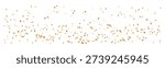 Grated cheese of cookies, crunchy texture, chocolate crack. Isolated spray pattern and crispy cookies, sprinkle particles stain. Cake pieces, coffee granule sand, flakes of chocolate snack explosion