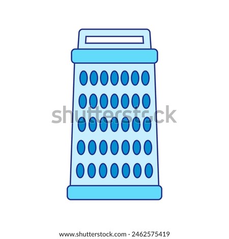 Grated Cheese Illustration on white background