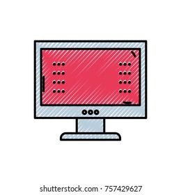 grated computer screen with web password technology