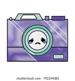 grated crying camera technology kawaii cartoon