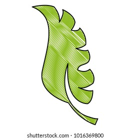 grated flat exotic leaf plant design