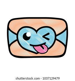 grated funny love card kawaii cartoon