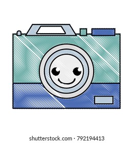 grated happy camera technology kawaii cartoon