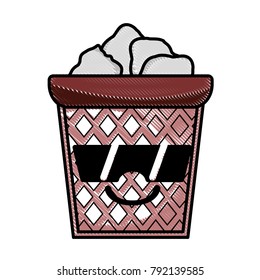 grated happy papers can kawaii with sunglasses