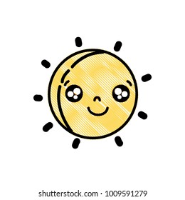 grated happy sun natural weather kawaii