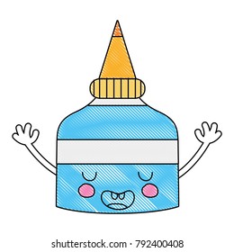 grated kawaii cute funny glue bottle