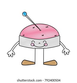 grated kawaii happy pin chishion with arms and legs
