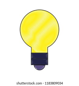 grated light bulb energy object style