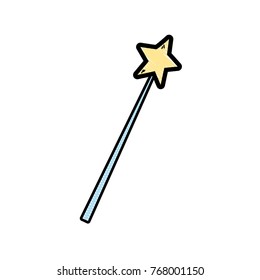 grated magic wand stick to wizard object