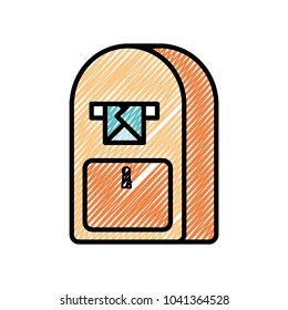 grated mailbox correspondence message delivery letter