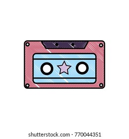 grated old cassette retro object stereo