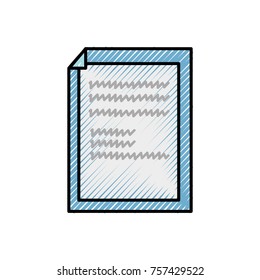 grated paper with sheet bent object design