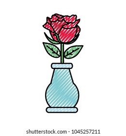 grated rose petals with leaves inside crystal jar