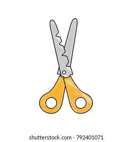grated scissors school tool to education study