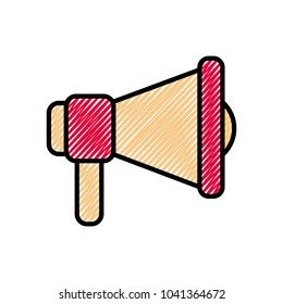 grated speaker megaphone communication audio message