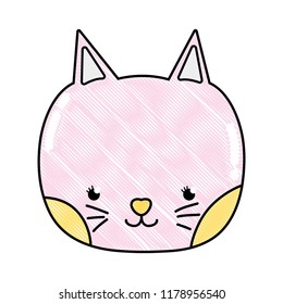 grated tender cat head nice animal