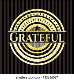 Grateful gold badge
