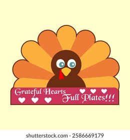 Grateful Hearts Full Plates Thanksgiving