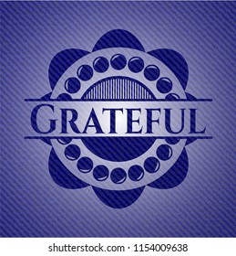 Grateful with jean texture