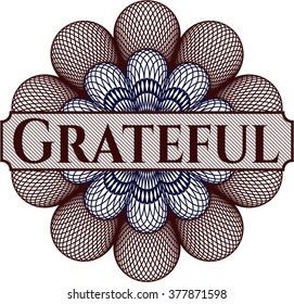 Grateful money style rosette