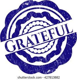 Grateful rubber grunge texture seal